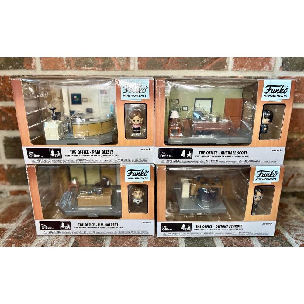 Funko Mini Moments The Office Set Of 4 Michael Dwight Jim Pam